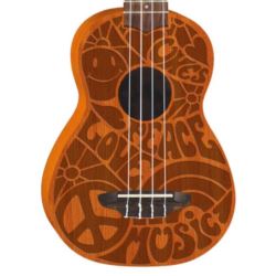 Luna Ukulele Sopranowe - Peace Love